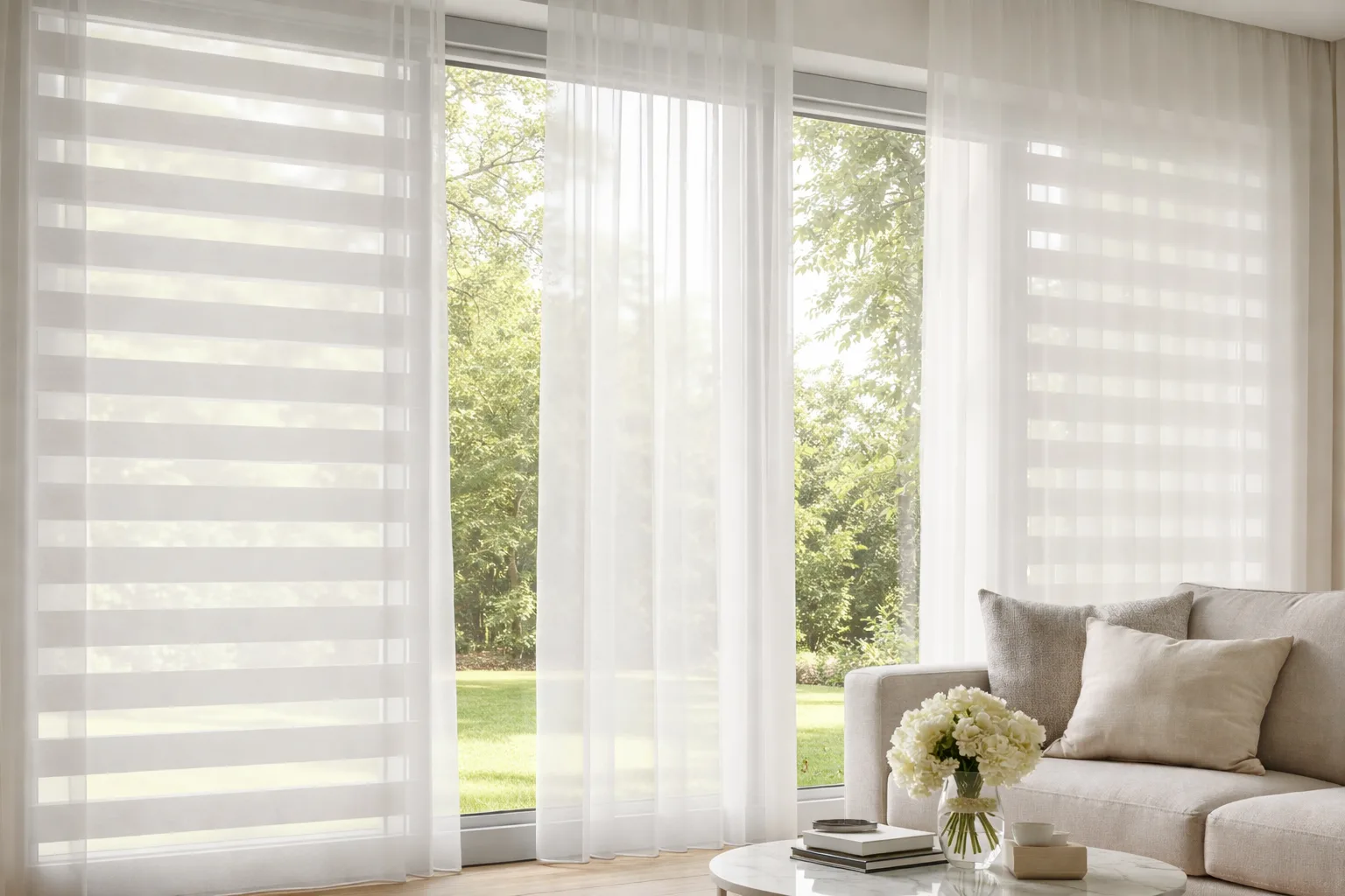 sheer shades - Benefits of Sheer Shades for Natural Light in Whitby Homes | Convenient Blinds